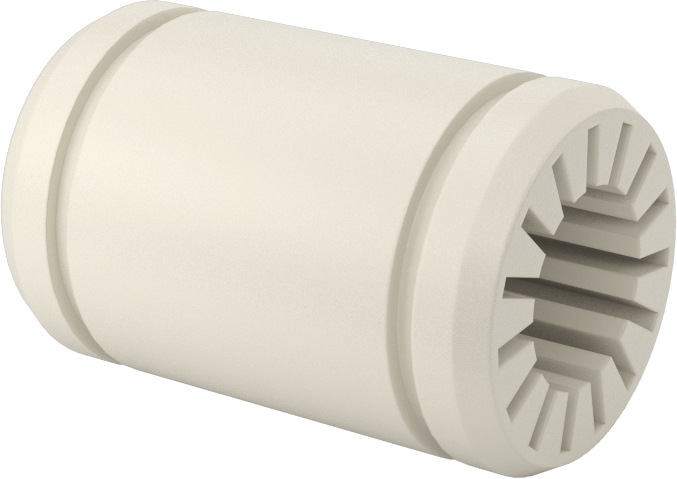 Toz Dayanıklı Manşonlu Lineer Rulman, Sabit Hizalama, PTFE Plastik Yatak, 10 mm Mil Çapı