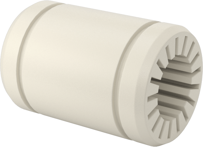 Toz Dayanıklı Manşonlu Lineer Rulman, Sabit Hizalama, PTFE Plastik Yatak, 12 mm Mil Çapı