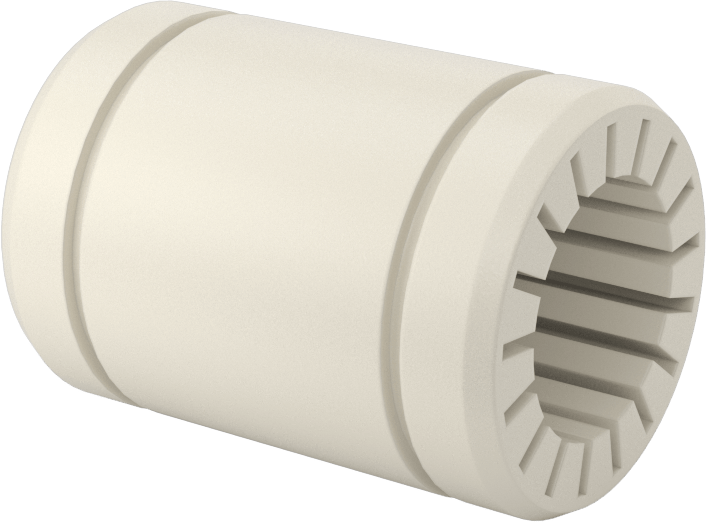 Toz Dayanıklı Manşonlu Lineer Rulman, Sabit Hizalama, PTFE Plastik Yatak, 16 mm Mil Çapı