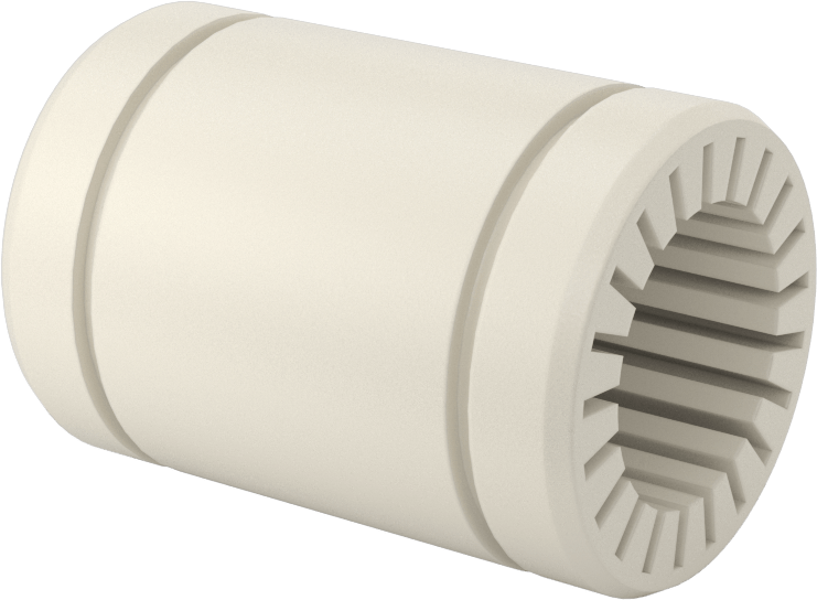Toz Dayanıklı Manşonlu Lineer Rulman, Sabit Hizalama, PTFE Plastik Yatak, 20 mm Mil Çapı