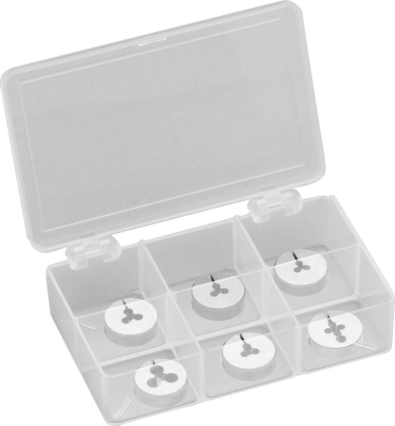 Kaplamasız Karbon Çelik Kalıp, 6 Parça Set, 13/16" OD, UNC Dişli