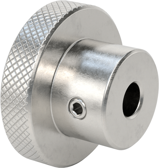 303 Paslanmaz Çelik Dişsiz Delikli Topuz, Ayar Vidalı, 1/2“ Çap x 3/4” Derin Delik