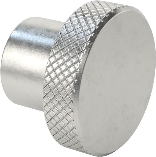 303 Paslanmaz Çelik Dişsiz Delikli Topuz, Ayar Vidalı, 1/4“ Çap x 1/2” Derinlikte Delik
