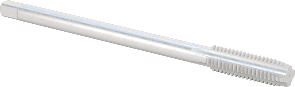 Uzun Menzilli Kılavuz, Yüksek Hızlı Çelik, Standart Pah, 7/16“-14 Boyut x 1-7/16” Uzunluk Diş