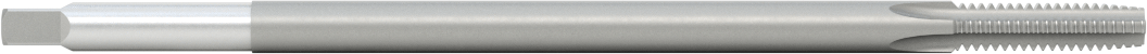Uzun Menzilli Kılavuz, Kaplamasız Yüksek Hızlı Çelik, Standart Pah, 1/4“-20 Boyut x 1” Uzunlukta Diş