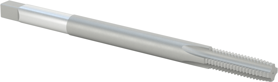 Uzun Menzilli Kılavuz, Yüksek Hızlı Çelik, Standart Pah, 3/8"-16 Diş, 6" Toplam Uzunluk