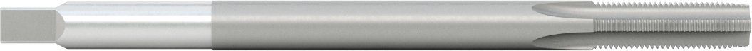 Uzun Menzilli Kılavuz, Yüksek Hızlı Çelik, Standart Pah, 3/8“-24 Boyut x 1-1/4” Uzunlukta Diş
