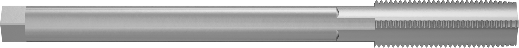 Uzun Menzilli Kılavuz, Yüksek Hızlı Çelik, Standart Pah, 9/16“-18 Boyut x 1-21/32” Uzunlukta Diş