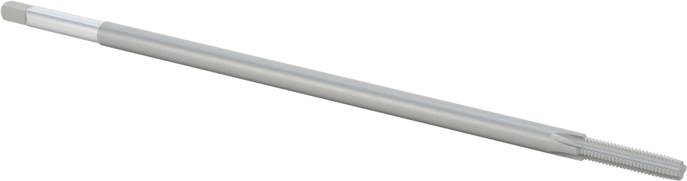 Uzun Menzilli Kılavuz, Standart Pah, M4 Boyutu x 0,7 mm Adım x 3/4" Uzunlukta Diş