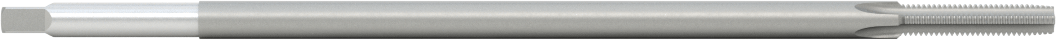 Uzun Menzilli Kılavuz, Standart Pah, M4,5 Boyut x 0,75 mm Adım x 7/8" Uzunlukta Diş