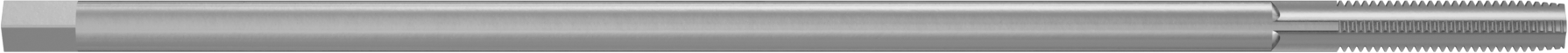 Uzun Menzilli Kılavuz, Standart Pah, M5 Boyut x 0,8 mm Adım x 7/8" Uzunlukta Diş