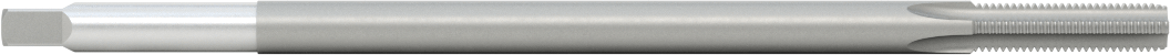 Uzun Menzilli Kılavuz, Yüksek Hızlı Çelik, Alt Pah, 1/4“-28 Boyut x 1” Uzunlukta Diş