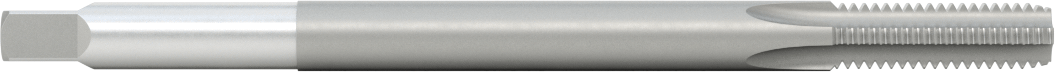 Uzun Menzilli Kılavuz, Yüksek Hızlı Çelik, Alt Kenar Pahı, 3/8"-16 Diş Boyutu, 6" Toplam Uzunluk