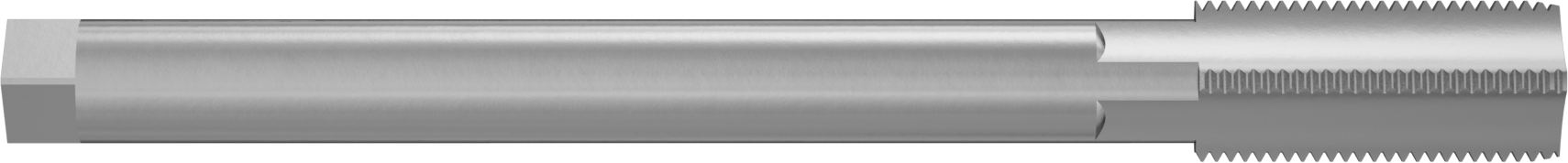 Uzun Menzilli Kılavuz, Yüksek Hızlı Çelik, Alt Kenar Pahı, 5/8“-18 Boyut x 1-13/32” Uzun Dişli