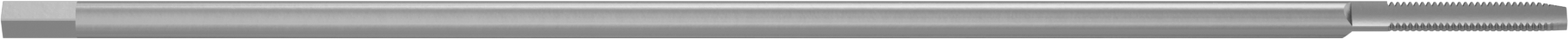 Uzun Menzilli Kılavuz, Alt Kenar Pahı, M3,5 Boyutu, 0,6 mm Adım, 11/16" Uzunlukta Diş