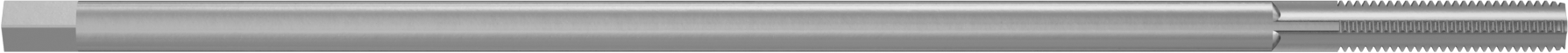 Uzun Menzilli Kılavuz, Alt Kenar Pahı, M5 Boyut x 0,8 mm Adım x 7/8" Uzunlukta Diş
