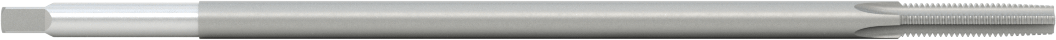 Uzun Menzilli Kılavuz, Kaplamasız Yüksek Hızlı Çelik, Konik Pah, 10-32 Boyut x 7/8" Uzunlukta Diş