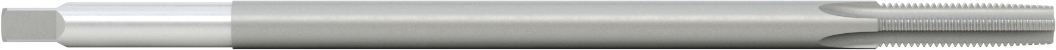 Uzun Menzilli Kılavuz, Kaplamasız Yüksek Hızlı Çelik, Konik Pah, 1/4“-28 Boyut x 1” Uzunlukta Diş