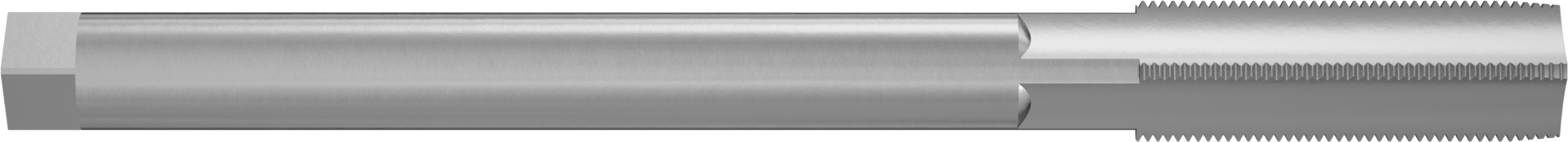 Uzun Menzilli Kılavuz, Kaplamasız Yüksek Hızlı Çelik, Standart Pah, 1“-14 Boyut x 3” Uzun Diş