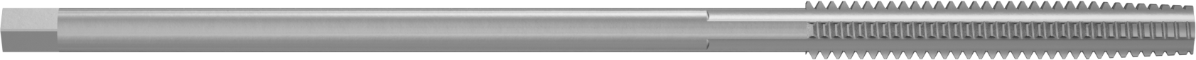 Uzun Menzilli Kılavuz, Yüksek Hızlı Çelik, Konik Pah, 1/4“-20 Boyut x 1-5/8” Uzunlukta Diş