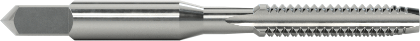 Sol El Diş Açma Kılavuzu, Standart Pah, 1/4"-20 Diş Boyutu, 1" Diş Uzunluğu