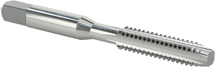 Sol El Diş Açma Kılavuzu, Standart Pah, 1/4"-20 Diş Boyutu, 1" Diş Uzunluğu