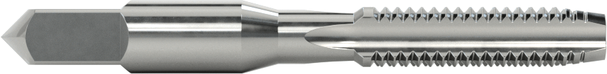 Sol El Diş Açma Kılavuzu, Standart Pah, 3/8"-16 Diş Boyutu, 1-1/4" Diş Uzunluğu