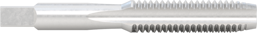 Sol El Diş Açma Kılavuzu, Standart Pah, 1/2"-13 Diş Boyutu, 1-21/32" Diş Uzunluğu