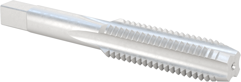 Sol El Diş Açma Kılavuzu, Standart Pah, 1/2"-13 Diş Boyutu, 1-21/32" Diş Uzunluğu