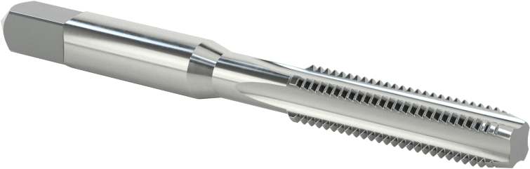 Sol El Diş Açma Kılavuzu, Standart Pah, 1/4"-28 Diş Boyutu, 1" Diş Uzunluğu