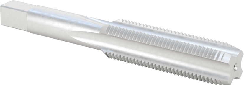 Sol El Diş Açma Kılavuzu, Standart Pah, 1/2"-20 Diş Boyutu, 1-21/32" Diş Uzunluğu