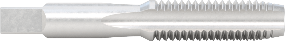 Sol El Diş Açma Kılavuzu, Standart Pah, 5/8"-11 Diş Boyutu, 1-13/16" Diş Uzunluğu