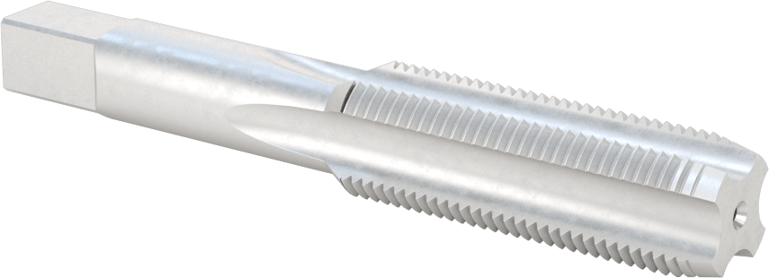 Sol El Diş Açma Kılavuzu, Standart Pah, 5/8"-18 Diş Boyutu, 1-13/16" Diş Uzunluğu