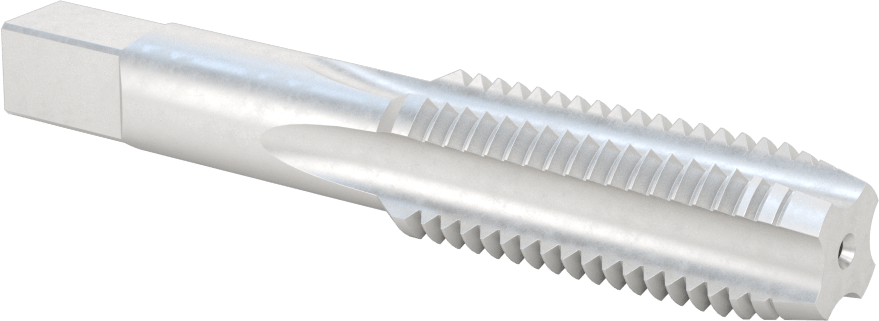 Sol El Diş Açma Kılavuzu, Standart Pah, 3/4"-10 Diş Boyutu, 2" Diş Uzunluğu