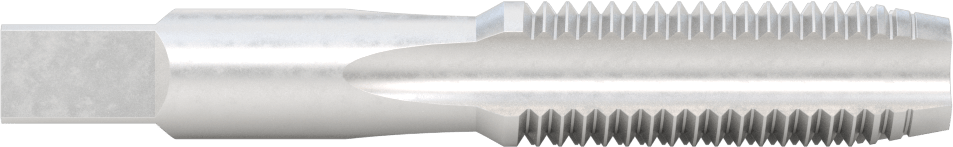 Sol El Diş Açma Kılavuzu, Standart Pah, 3/4"-10 Diş Boyutu, 2" Diş Uzunluğu