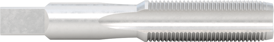 Sol El Diş Açma Kılavuzu, Standart Pah, 3/4"-16 Diş Boyutu, 2" Diş Uzunluğu