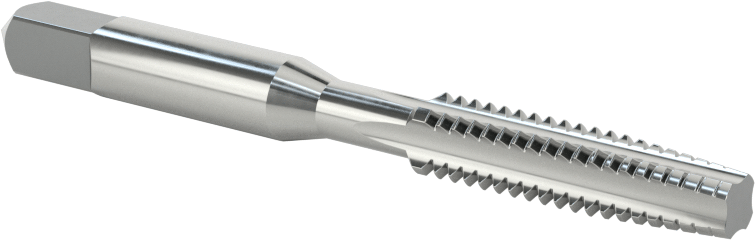 Sol El Diş Açma Kılavuzu, Konik Pah, 1/4"-20 Diş Boyutu, 1" Diş Uzunluğu