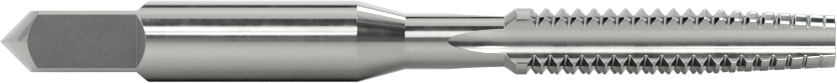 Sol El Diş Açma Kılavuzu, Konik Pah, 1/4"-20 Diş Boyutu, 1" Diş Uzunluğu