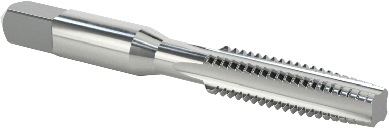 Sol El Diş Açma Kılavuzu, Konik Pah, 5/16"-18 Diş Boyutu, 1-1/8" Diş Uzunluğu