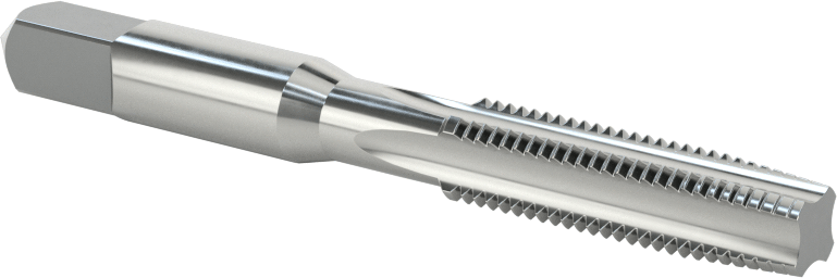 Sol El Diş Açma Kılavuzu, Konik Pah, 5/16"-24 Diş Boyutu, 1-1/8" Diş Uzunluğu