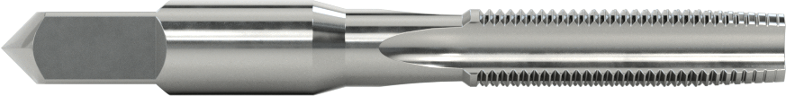 Sol El Diş Açma Kılavuzu, Konik Pah, 3/8"-24 Diş Boyutu, 1-1/4" Diş Uzunluğu