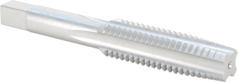 Sol El Diş Açma Kılavuzu, Konik Pah, 1/2"-13 Diş Boyutu, 1-21/32" Diş Uzunluğu