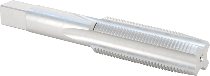 Sol El Diş Açma Kılavuzu, Konik Pah, 5/8"-18 Diş Boyutu, 1-13/16" Diş Uzunluğu
