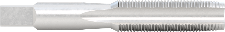 Sol El Diş Açma Kılavuzu, Konik Pah, 5/8"-18 Diş Boyutu, 1-13/16" Diş Uzunluğu