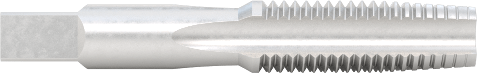 Sol El Diş Açma Kılavuzu, Konik Pah, 3/4"-10 Diş Boyutu, 2" Diş Uzunluğu