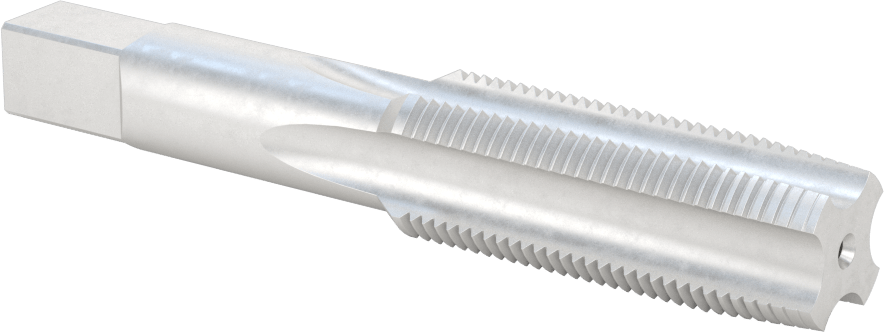 Sol El Diş Açma Kılavuzu, Konik Pah, 3/4"-16 Diş Boyutu, 2" Diş Uzunluğu