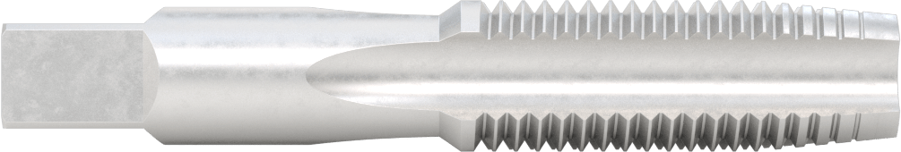 Sol El Diş Açma Kılavuzu, Konik Pah, 1"-8 Diş Boyutu, 2-1/2" Diş Uzunluğu