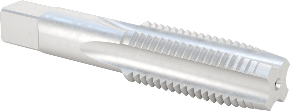 Sol El Diş Açma Kılavuzu, Konik Pah, 1"-8 Diş Boyutu, 2-1/2" Diş Uzunluğu