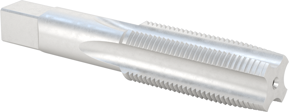Sol El Diş Açma Kılavuzu, Konik Pah, 1"-12 Diş Boyutu, 2-1/2" Diş Uzunluğu