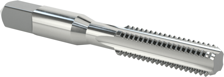 Sol El Diş Açma Kılavuzu, Alt Pah, 3/8"-16 Diş Boyutu, 1-1/4" Diş Uzunluğu